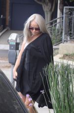 DEBBY RYAN Leaves Ken Paves Salon in Los Angeles 09/01/2015