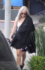 DEBBY RYAN Leaves Ken Paves Salon in Los Angeles 09/01/2015