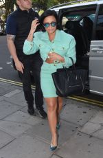 DEMI LOVATO Arrives at Capital Radio Studios in London 09/10/2015