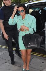 DEMI LOVATO Arrives at Capital Radio Studios in London 09/10/2015