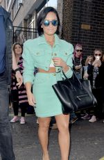 DEMI LOVATO Arrives at Capital Radio Studios in London 09/10/2015