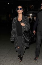 DEMI LOVATO Arrives at Heathrow Airport in London 09/07/2015