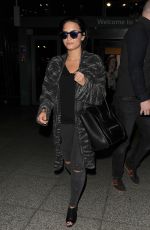 DEMI LOVATO Arrives at Heathrow Airport in London 09/07/2015