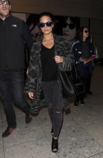 DEMI LOVATO Arrives at Heathrow Airport in London 09/07/2015