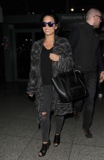 DEMI LOVATO Arrives at Heathrow Airport in London 09/07/2015