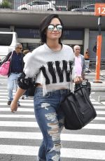 DEMI LOVATO Arrives at Her Hotel in Paris