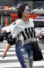 DEMI LOVATO Arrives at Her Hotel in Paris
