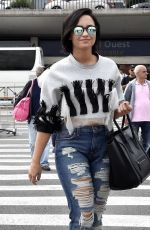 DEMI LOVATO Arrives at Her Hotel in Paris