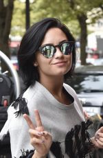 DEMI LOVATO Arrives at Her Hotel in Paris