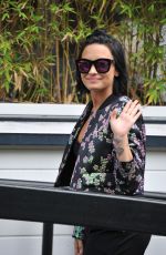 DEMI LOVATO Arrives at ITV Studios in London 09/09/2015