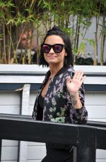DEMI LOVATO Arrives at ITV Studios in London 09/09/2015