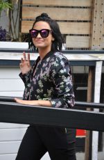 DEMI LOVATO Arrives at ITV Studios in London 09/09/2015