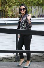 DEMI LOVATO Arrives at ITV Studios in London 09/09/2015