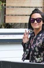 DEMI LOVATO Arrives at ITV Studios in London 09/09/2015