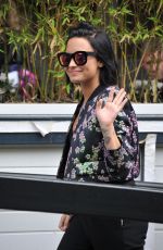 DEMI LOVATO Arrives at ITV Studios in London 09/09/2015