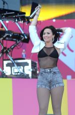 DEMI LOVATO at iHeart Radio Music Festival in Las Vegas 09/19/2015