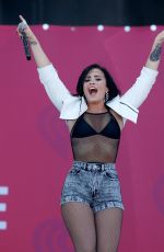 DEMI LOVATO at iHeart Radio Music Festival in Las Vegas 09/19/2015