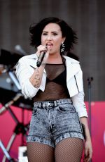 DEMI LOVATO at iHeart Radio Music Festival in Las Vegas 09/19/2015