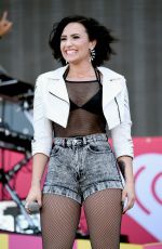 DEMI LOVATO at iHeart Radio Music Festival in Las Vegas 09/19/2015