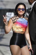 DEMI LOVATO at Jimmy Kimmel Live in Hollywood 08/31/2015