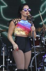 DEMI LOVATO at Jimmy Kimmel Live in Hollywood 08/31/2015