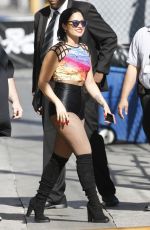 DEMI LOVATO at Jimmy Kimmel Live in Hollywood 08/31/2015