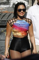DEMI LOVATO at Jimmy Kimmel Live in Hollywood 08/31/2015