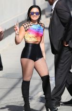 DEMI LOVATO at Jimmy Kimmel Live in Hollywood 08/31/2015