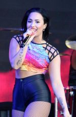 DEMI LOVATO at Jimmy Kimmel Live in Hollywood 08/31/2015