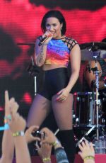 DEMI LOVATO at Jimmy Kimmel Live in Hollywood 08/31/2015