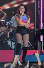 DEMI LOVATO at Jimmy Kimmel Live in Hollywood 08/31/2015