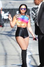 DEMI LOVATO at Jimmy Kimmel Live in Hollywood 08/31/2015