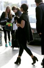 DEMI LOVATO at Los Angeles International Airport 09/28/2015