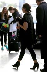 DEMI LOVATO at Los Angeles International Airport 09/28/2015