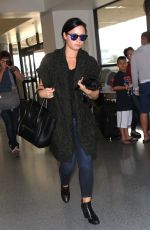 DEMI LOVATO at Los Angeles International Airport 09/28/2015