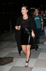 DEMI LOVATO at Music Is Universal Event in New York 09/29/2015