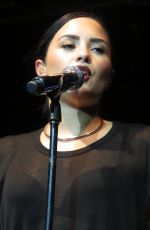 DEMI LOVATO at Music Is Universal Event in New York 09/29/2015