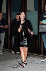 DEMI LOVATO at Music Is Universal Event in New York 09/29/2015