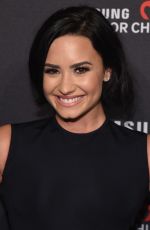 DEMI LOVATO at Samsung Hope for Children Gala 2015 in New York 09/17/2015