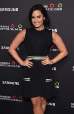 DEMI LOVATO at Samsung Hope for Children Gala 2015 in New York 09/17/2015