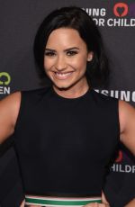 DEMI LOVATO at Samsung Hope for Children Gala 2015 in New York 09/17/2015
