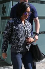 DEMI LOVATO Leaves a Studio in London 09/10/2015