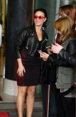 DEMI LOVATO Leaves Her Hotel in Berlin 09/11/2015