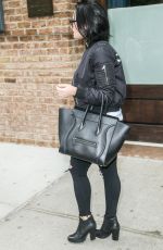 DEMI LOVATO Leaves Her Hotel in New York 09/29/2015