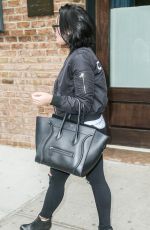 DEMI LOVATO Leaves Her Hotel in New York 09/29/2015