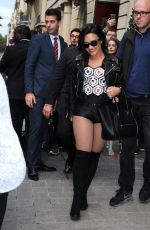 DEMI LOVATO Out and About in Paris 09/05/2015