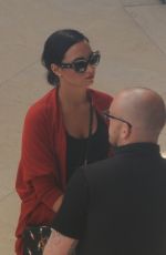 DEMI LOVATO Out and About in Paris 09/06/2015