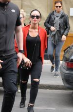 DEMI LOVATO Out and About in Paris 09/06/2015