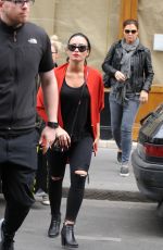 DEMI LOVATO Out and About in Paris 09/06/2015