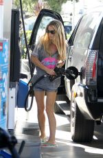 DENISE RICHARDS at a Gas Station in Malibu 09/17/2015
